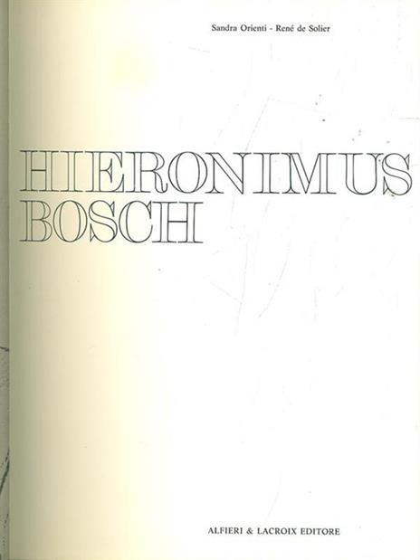 Bosch - Sandra Orienti,René de Solier - 10