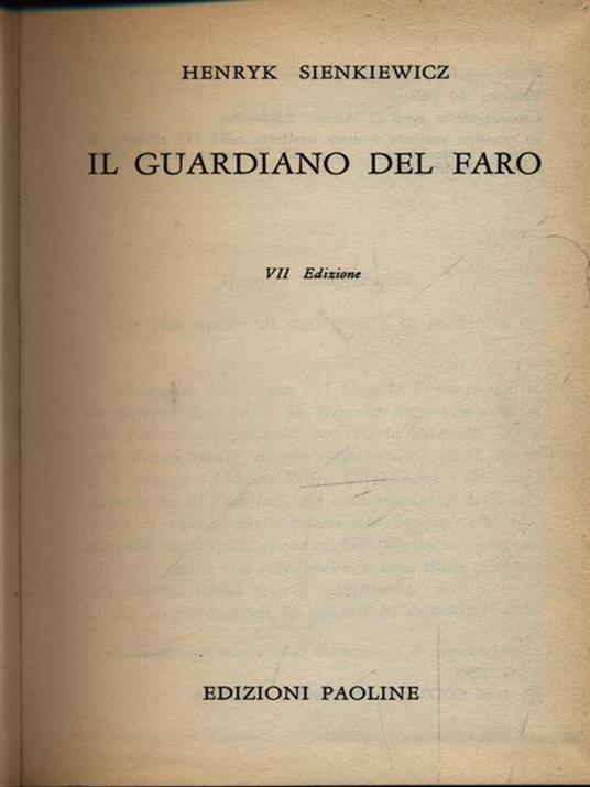 Il guardiano del faro - Henryk Sienkiewicz - 4