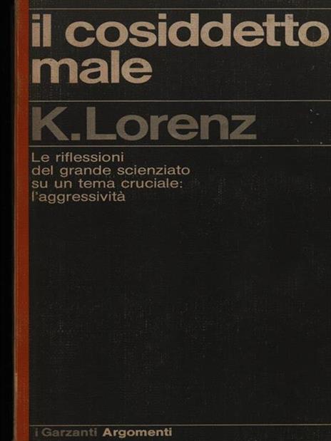 Il cosiddetto male - Konrad Lorenz - 3