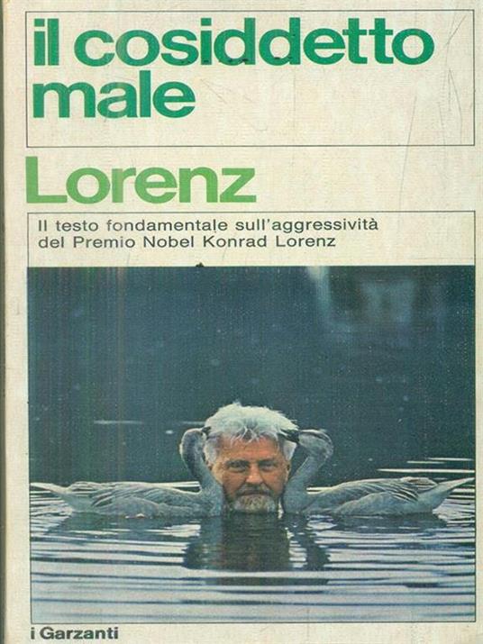Il cosiddetto male - Konrad Lorenz - copertina