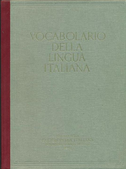 Vocabolario della lingua italiana 5 Volumi - copertina