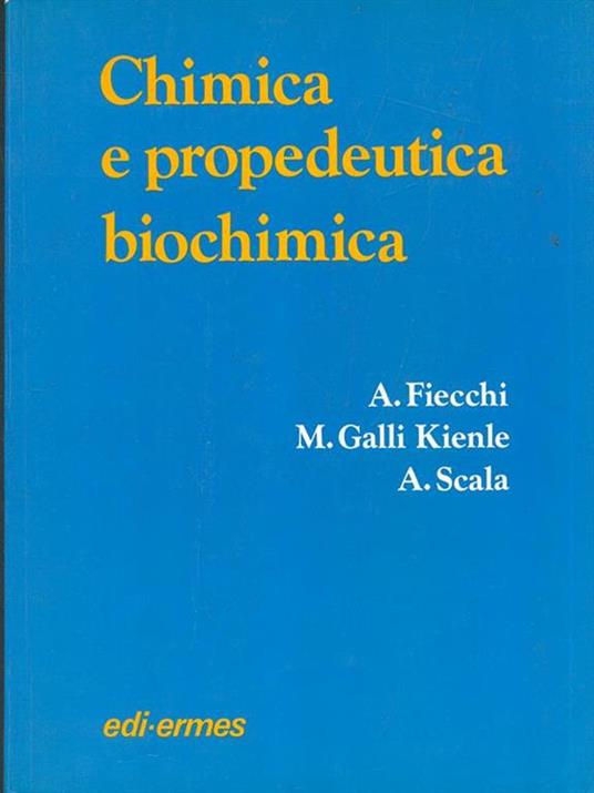 Chimica e propedeutica biochimica - copertina