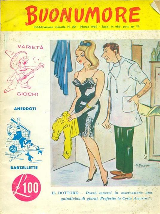 Buonumore n. 20 Marzo 1962 - copertina