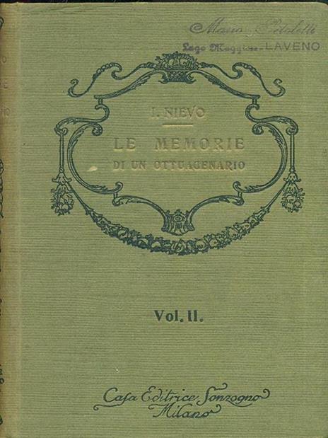 Le memorie di un ottuagenario. Vol. II - Ippolito Nievo - 2