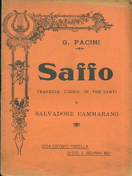 Saffo - copertina