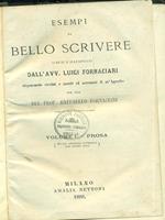 Esempi di bello scrivere. Vol. I Prosa