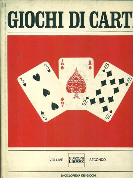 Giochi di carte volume secondo - copertina