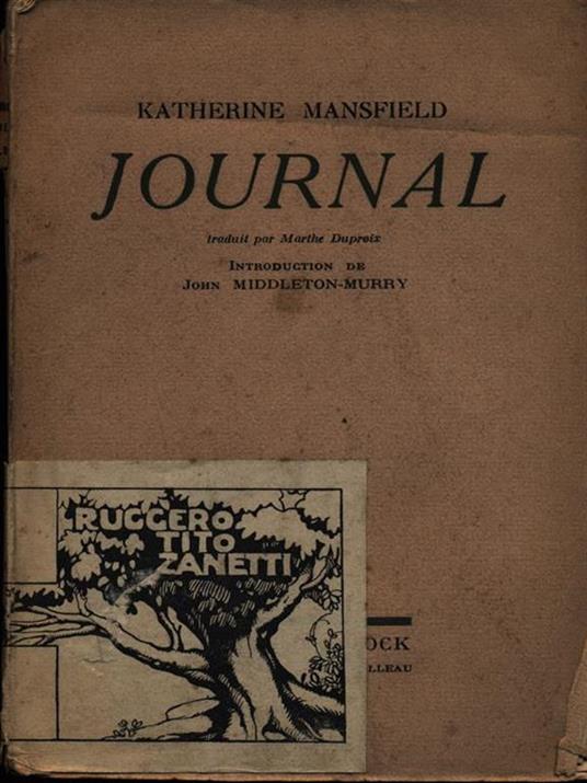 Journal - Katherine Mansfield - copertina