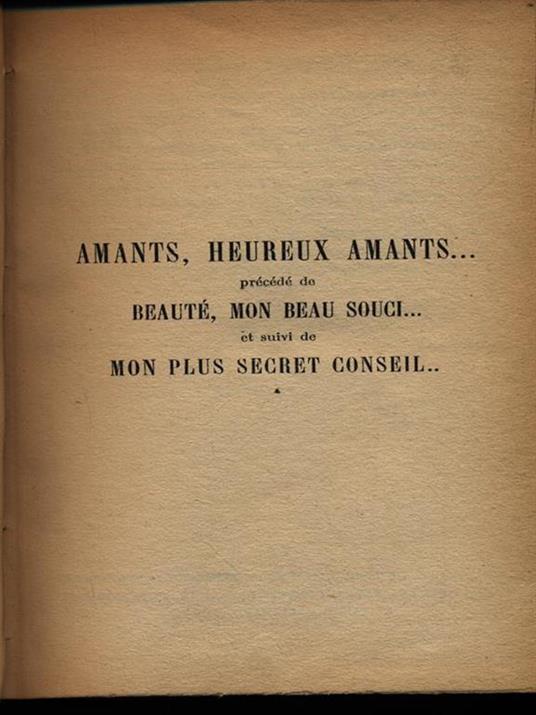 Amants, heureux amants - Valéry Larbaud - 3