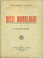 Dieci monologhi di Gandolin