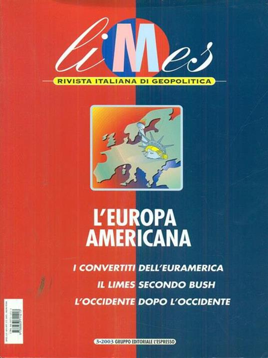 Limes 3/2003. L' Europa americana - 3