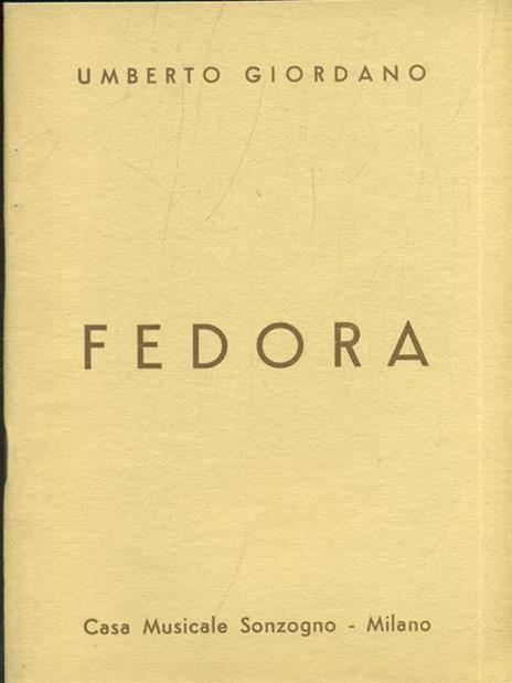 Fedora - Umberto Giordano - 3