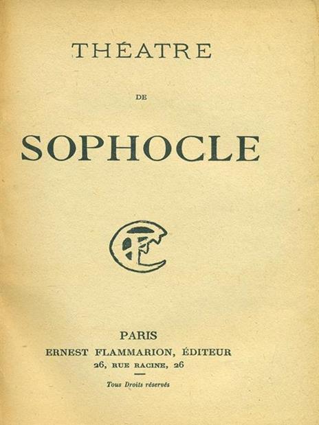 Theatre de Sophocle - 5