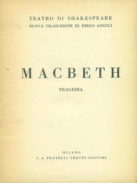 Macbeth - copertina