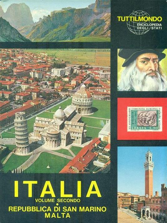 Italia volume secondo Repubblica di San Marino Malta - copertina