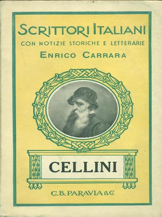 Benvenuto Cellini - Enrico Carrara - copertina