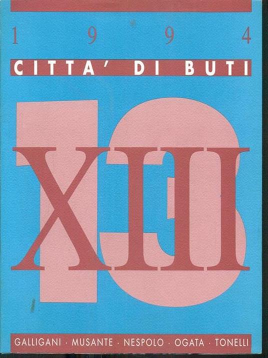 XIII Rassegna d'arte. Città di Buti. Incontri - copertina