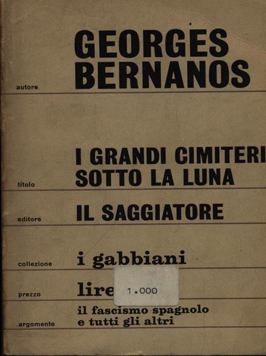 I grandi cimiteri sotto la luna - Georges Bernanos - 2