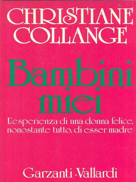 Bambini miei - Christiane Collange - copertina