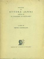 Pagine di Ettore Janni