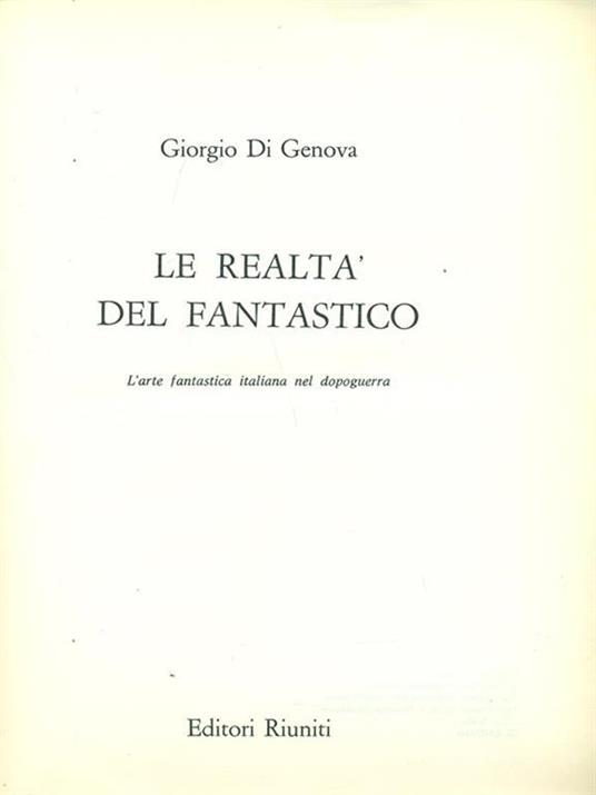 Le realtà del fantastico - Giorgio Di Genova - 10