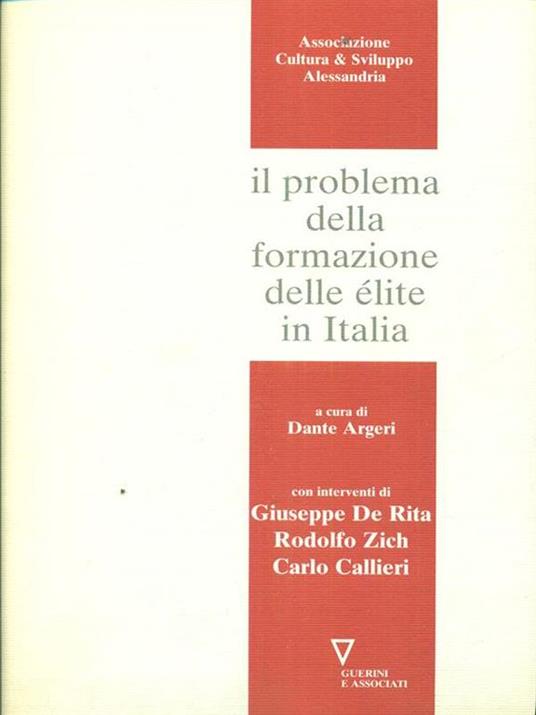 Il problema della formazione delle elite in Italia - 4