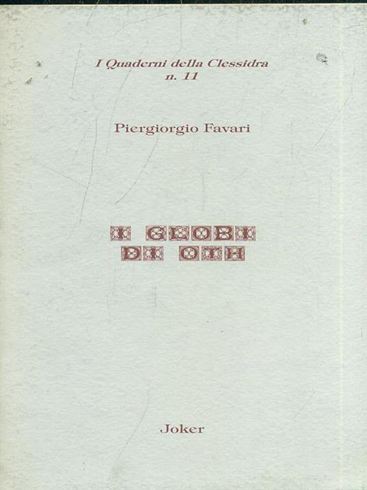 I globi di Oth - Piergiorgio Favari - copertina