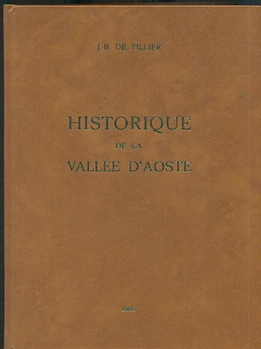 Historique de la Valle D'Aoste - copertina