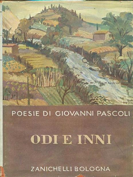 Odi e inni - Giovanni Pascoli - copertina