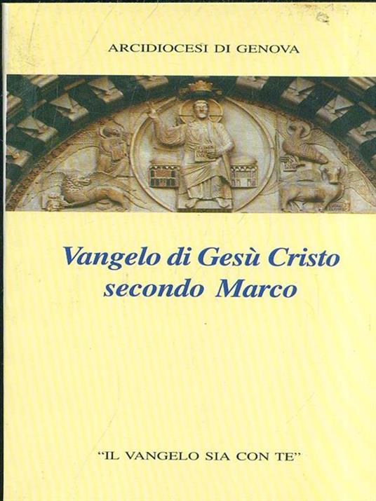 Vangelo di Gesù Cristo secondo Marco - copertina