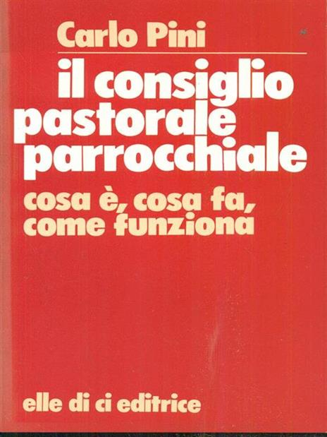 Il consiglio pastorale parrocchiale - Carlo Pini - 3