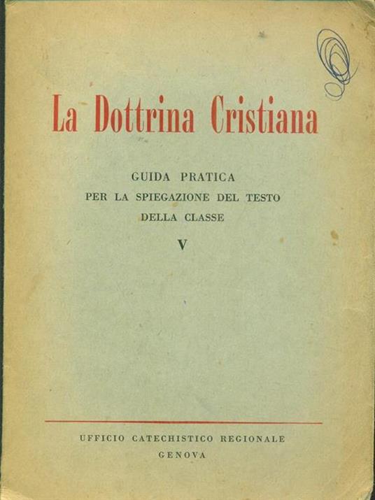 La Dottrina cristiana. V - copertina