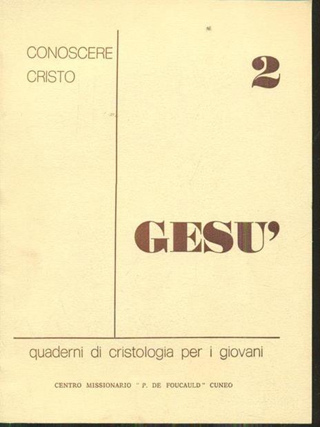 Gesù 2 - copertina