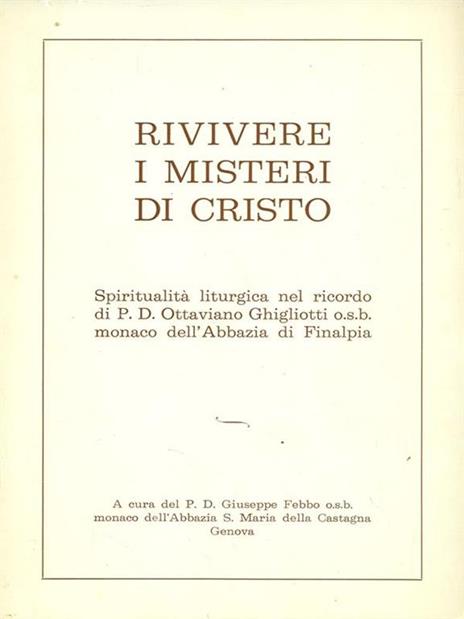 Rivivere i misteri di Cristo - Giuseppe Febbo - 3