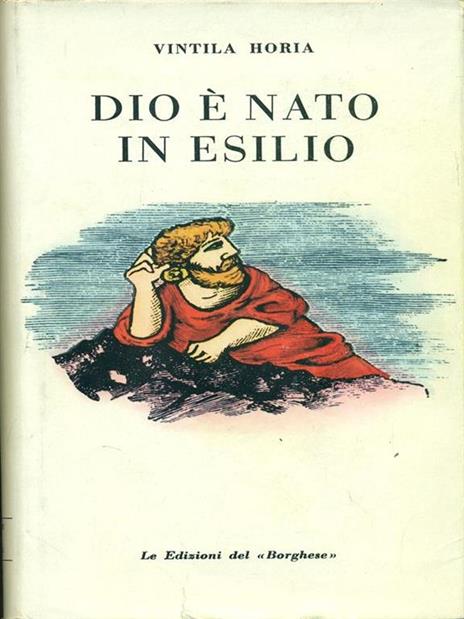 Dio é nato in esilio - Vintila Horia - copertina