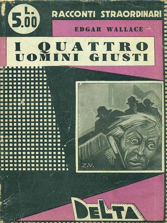 I quattro uomini giusti - Edgar Wallace - copertina