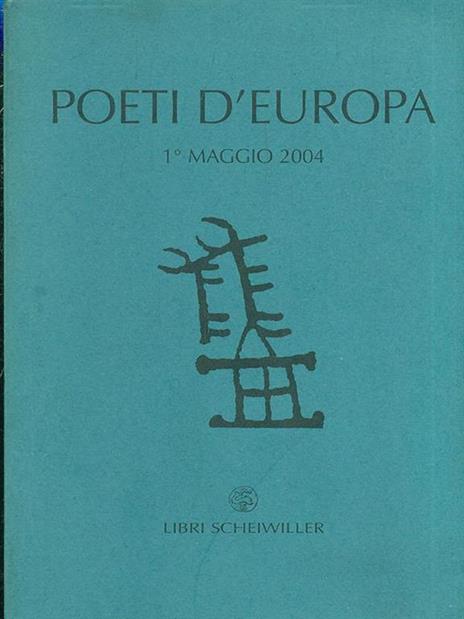 Poeti d'Europa. 1 maggio 2004 - Laura Novati - copertina