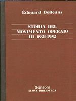 Storia del movimento operaio III. 1921-1952