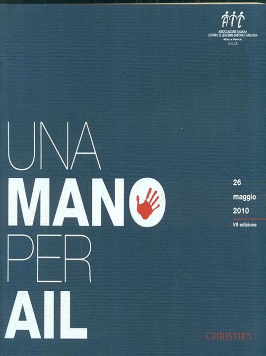 Una mano per AIL. 26 maggio 2010 - copertina