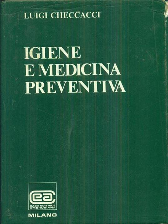 Igiene e medicina preventiva - Luigi Checcacci - copertina