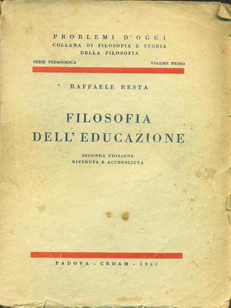 Filosofia dell'educazione - Raffaele Resta - 8