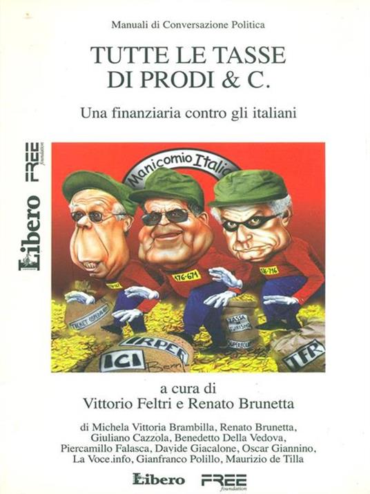 Tutte le tasse di Prodi & C - Vittorio Feltri - copertina