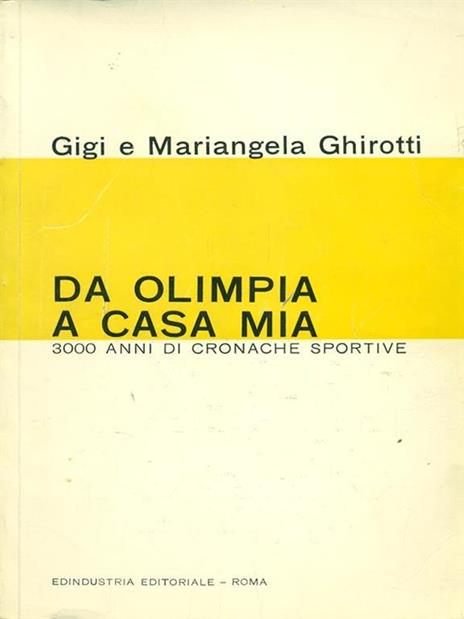 Da Olimpia a casa mia - copertina