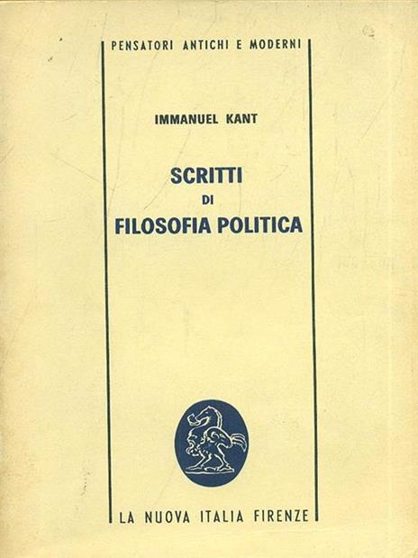 Scritti di filosofia politica - Immanuel Kant - 6