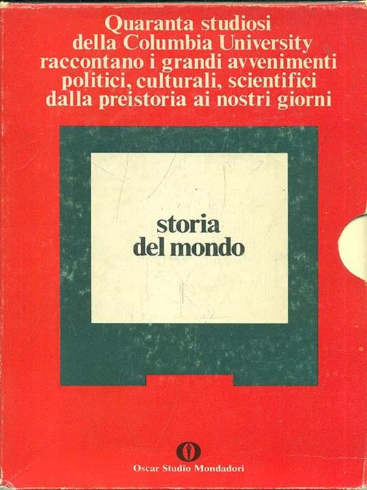 Storia del mondo. 3 vv - copertina