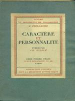 Caractere et Personnalite