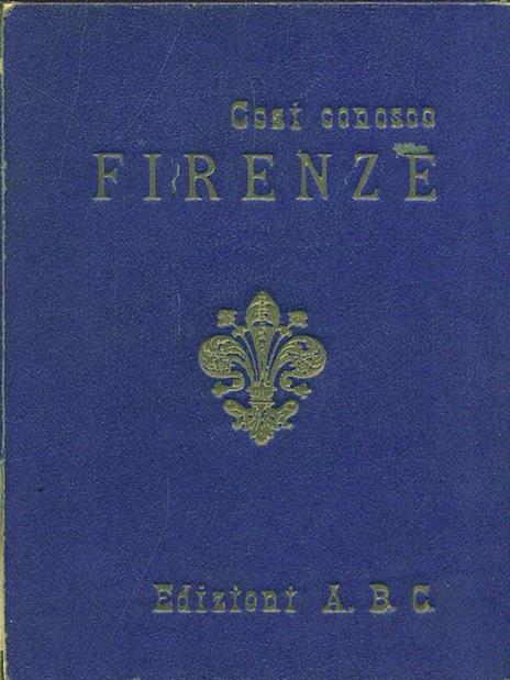 Così conosco Firenze - copertina