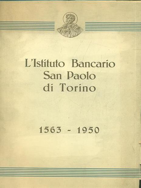 L' Istituto Bancario San Paolo di Torino (1563-1950) - copertina