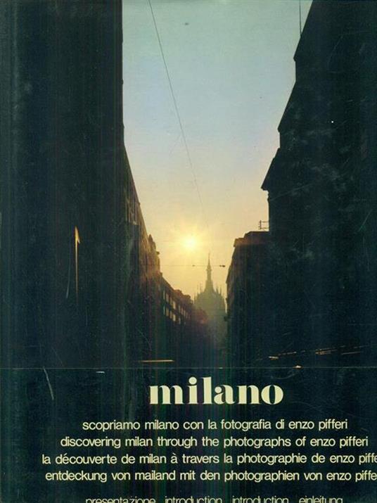 Milano - Enzo Pifferi,Gianni Brera - copertina