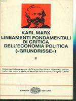 Lineamenti fondamentali di critica dell'economia politica II